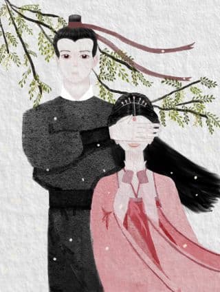 《落羽谣》漫画封面